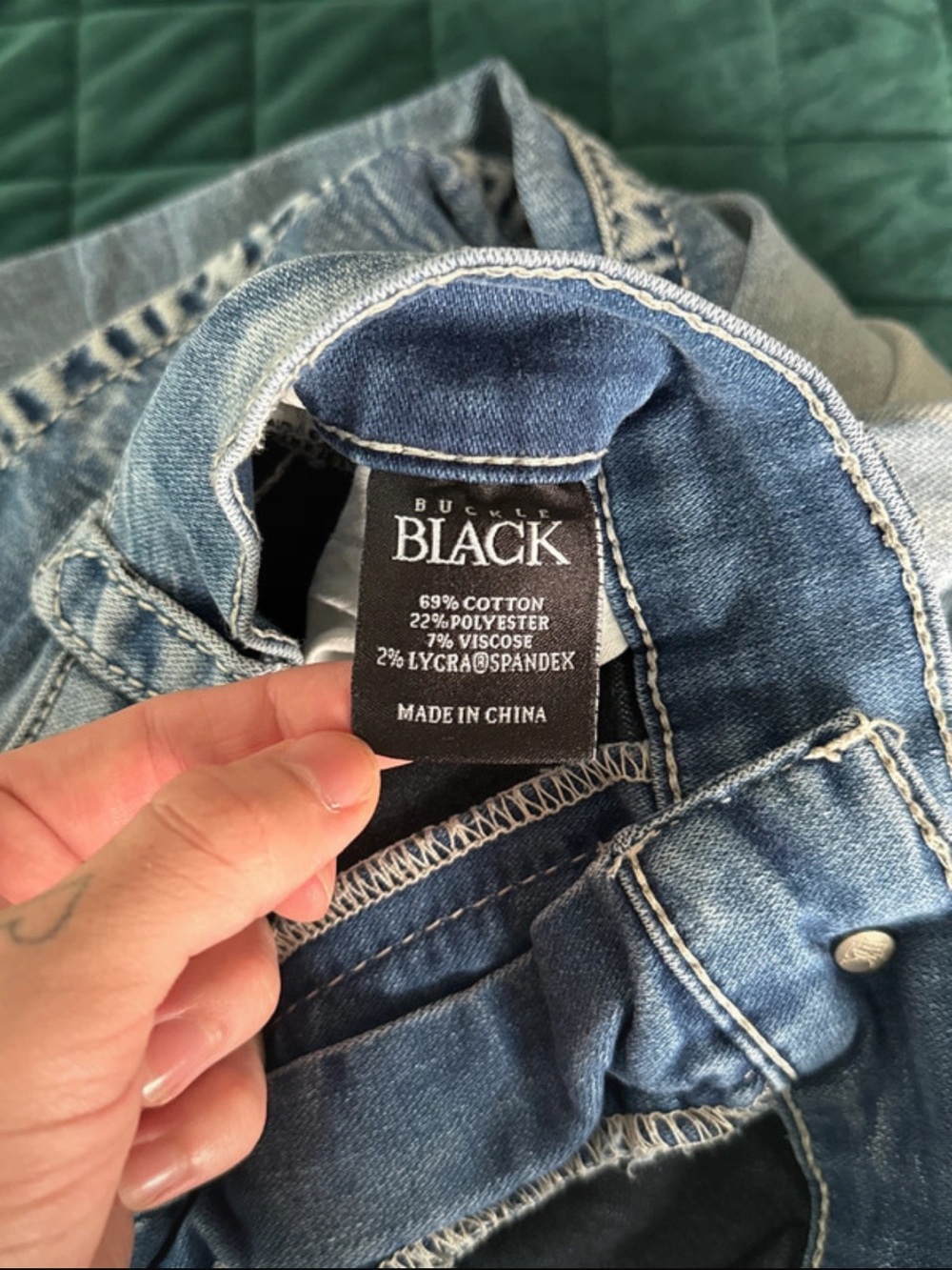 Buckle Black Men’s 33R Straight Leg Light Wash Jeans - Picture 9 of 9